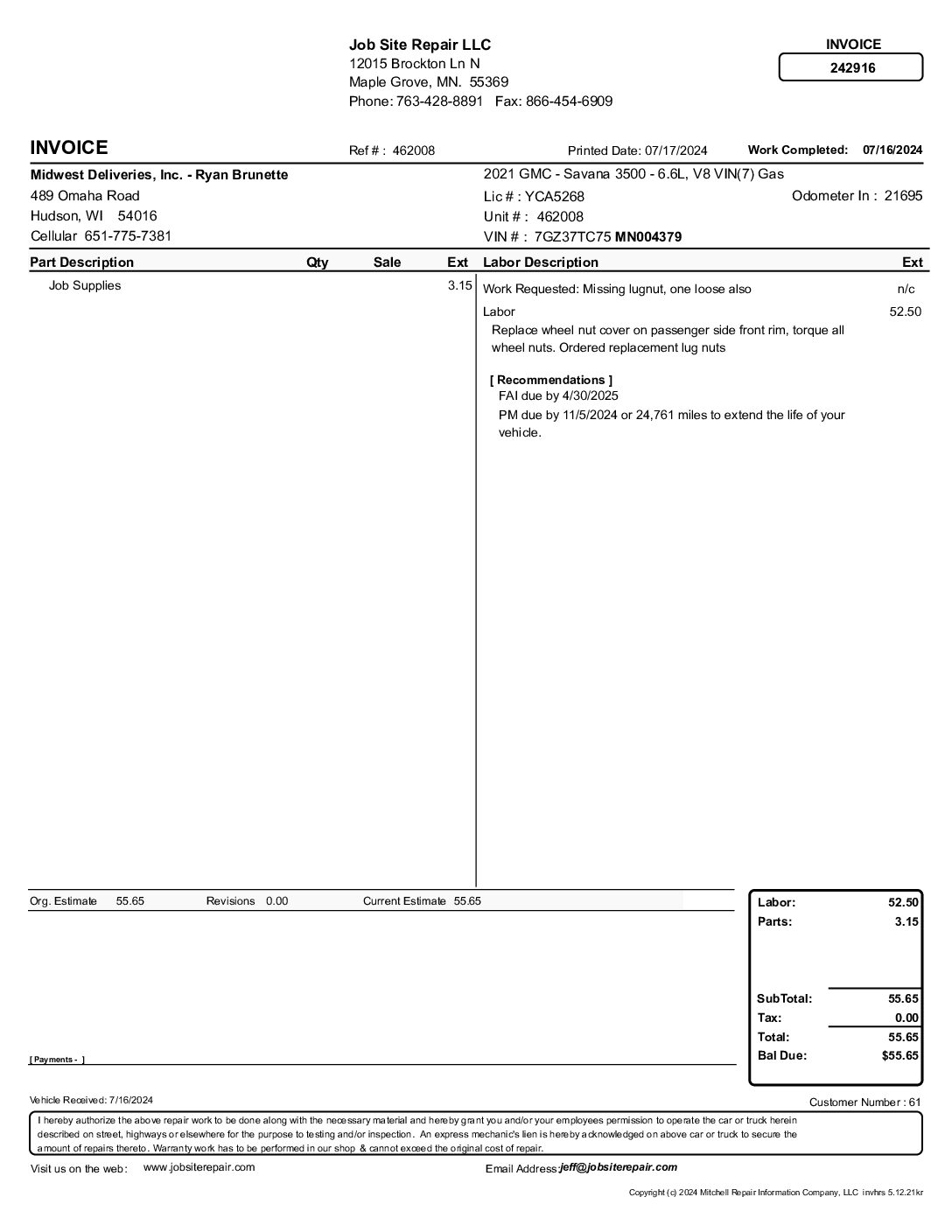 Invoice 45446 Index of /wp-content/uploads/trucks/462008/invoices